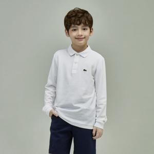 라코스테 공식 남아 키즈 베이직 긴팔 폴로 셔츠 PJ1481-55N 001