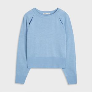 [미쏘]라운드넥 컷아웃 풀오버 (MIWKAC919T-T)