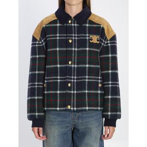 셀린느 트리옹프 블루종 재킷 RV0R20645 GAN0 BLUE