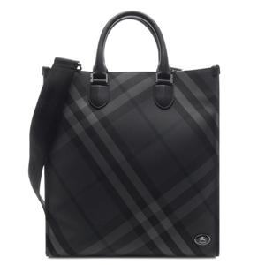 [버버리] 25FW 남성 EKD 체크 토트숄더백 (8111253 CHARCOAL 25F)