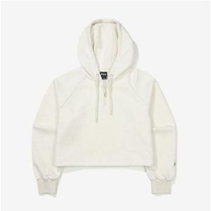 휠라 면혼방 반집업 후드티 FS2POF3152F_OTL