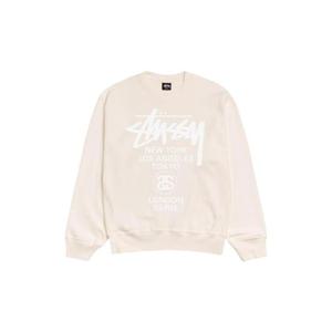 스투시 월드투어 크루넥 내츄럴 2025 3913962