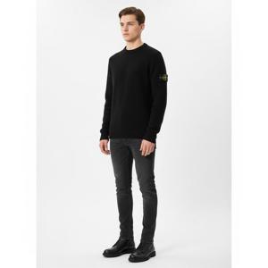 24FW 스톤아일랜드 와펜 스웨터 블랙 8115568A3 V0029
