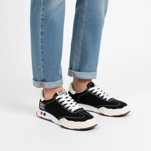 미하라 야스히로 25SS 메종 미하라야스히로 허비 OG 솔 캔버스 로우탑 스니커즈 블랙 A09FW704