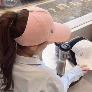 여자 여름 나드리 포니테일 위한 썬캡 야구모자