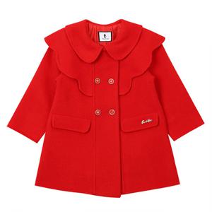 프렌치캣8 레드 케이프 스칼럽 코트 (Q35DAC050R1)