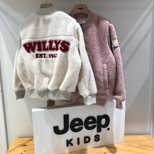 [지프키즈]뽀송 뽀글이 블루종 집업 점퍼 KL1TZU414