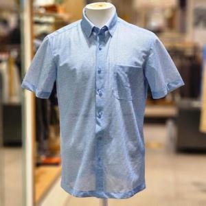 [트레몰로]  TRBNS3M3311_에어홀 프린트 포멀 반팔 셔츠