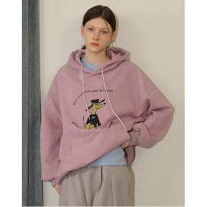 [비엔엑스]오버핏 프린팅 스트링 후드 티셔츠 (BX1TS016L0)