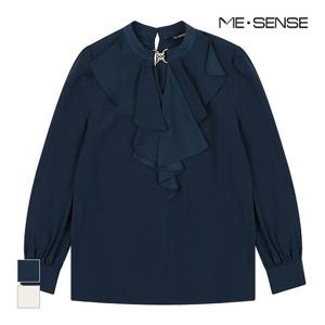 [미센스][미센스] 프릴포인트 블라우스_MB39BLM113Z (P003167383