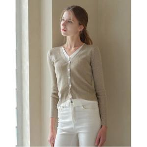 [탱커스]레이어드 브이넥 울 가디건 (TX1CD016L0)