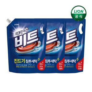 비트 액체세제 일반용  2L 리필 x 3개