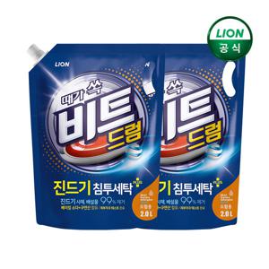 비트 액체세제 드럼용 2L 리필 x 2개