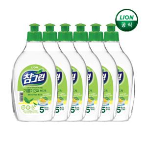 참그린 레몬 녹차 기름기뽀드득 500g 용기 x 6개