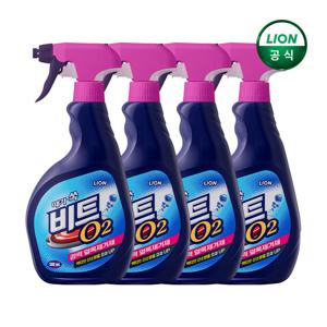 비트 O2 얼룩제거 스프레이 500ml x 4개