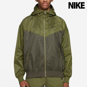 나이키 남성 윈드러너 NSW 우븐 후디드 재킷 그린 DA0001-355