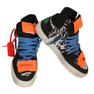 오프화이트 스니커즈 OMIA065F19800002 9910 BLACK / 하이탑