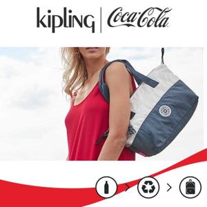 [키플링]코카콜라 콜라보 토트백 아트미니 KLABT06 CCGS