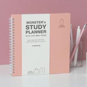 인디고 스터디 플래너 몬스터 (아이콘) 6개월용 (핑크)