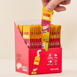 페슬러 묘설렘 스틱 대용량 고양이 습식 다이어트 간식 치킨 40개입