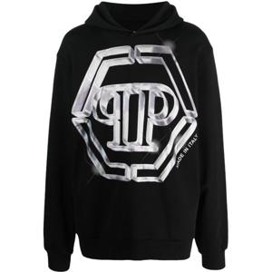 필립플레인 후드티셔츠 MJB3070PJO002N 02 BLACK