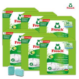 프로쉬 올인원 식기세척기세제(그린레몬)X6개