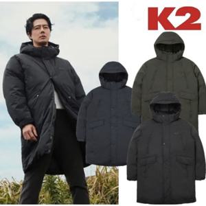 [케이투 (행사)]겨울용 한파 남성용 조인성 골든 제니스 롱 구스 다운 패딩 파카 KMW24553GN