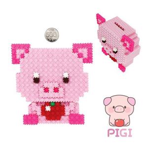 이지 툭툭블럭) 12띠 동물 저금통_돼지