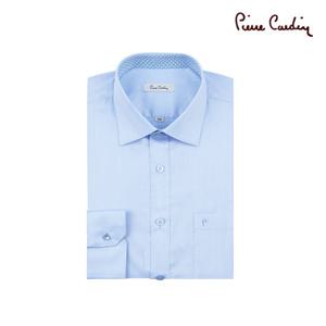 [피에르가르뎅] 줄도비 스트레치 커프스 블루 셔츠 PJDS3704
