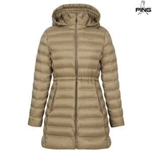 [핑골프][양말증정]여성 후드 구스 다운 점퍼 121D3JP962_BR