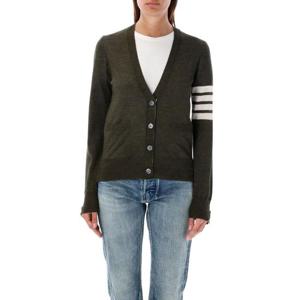 톰브라운 가디건 FKC334AY1014322 DARK GREEN DOM