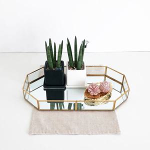 골드 화장대정리 트레이 L사이즈