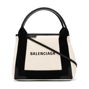 발렌시아가 NAVY 카바스 XS 백 토트백 3903462HH3N9260 IVORY DO