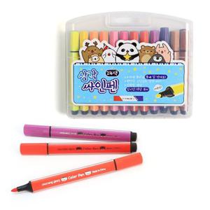 8000 삼각싸인펜 24색