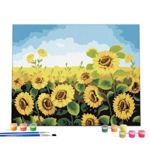 아이러브페인팅 DIY캔버스형 그림그리기 40x50cm 해바라기 하늘