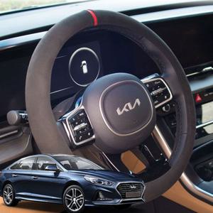자동차핸들커버 쏘나타뉴라이즈 스웨이드 핸들커버