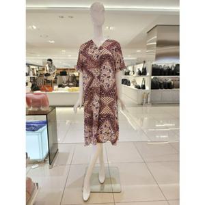 [와코루] 가볍고부드러운 수입 폴리 요루나염 이지웨어  여성홈웨어 (WGN877W-VI)