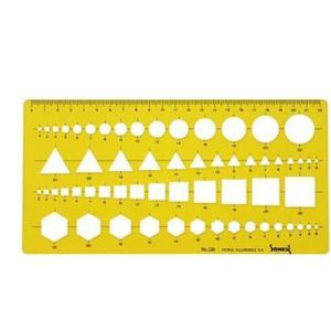 산키스 템플레이트 다각형 NO120 종합형판 제도보조용품 제도용품 디자인보조용품 제도자 템플릿 코링템플