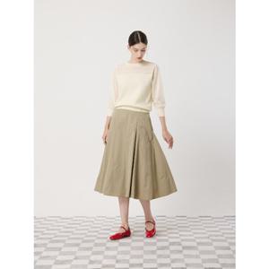 [CC콜렉트] C252MSD132 백밴딩 플레어 스커트