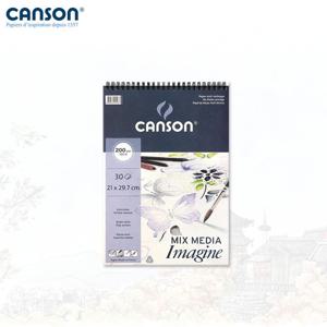 캔손 이매진 스케치북 200g 21x29.7 30매입/믹스미디어 드로잉지/A4스케치북