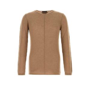 프라다 남성 베이지 Camel 카멜 울 라운드넥 긴팔니트 UMA256S1421HXE F0040