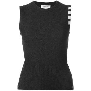 25 FW 톰브라운 다크 그레이 캐시미어 스트라이프 탑 FKV001A00011 TP432013417