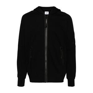 CP컴퍼니 렌즈 패치 후드 집업 블랙 17CMSS025A 005086W 999