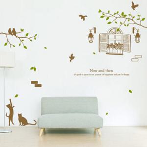 아트박스/꾸밈 im327-나뭇잎날리는창가에서_그래픽스티커