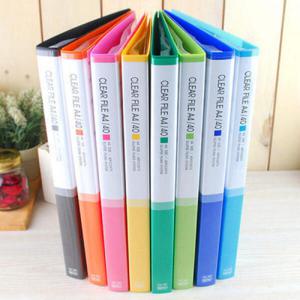 아트박스/틱톡 Color Clear File 40 / 컬러 클리어파일 40