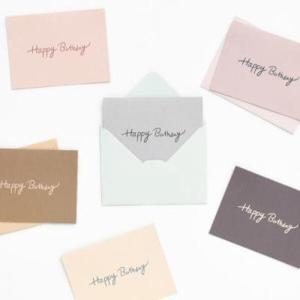 아트박스/모노라이크 해피버스데이 미니카드 B SET