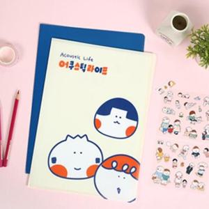 아트박스/원트 어쿠스틱라이프 파일홀더&스티커