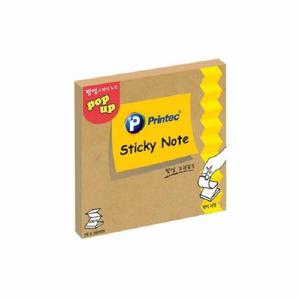 아트박스/오피스큐 P7676K 스티키노트 팝업리필 크라프트 76X76