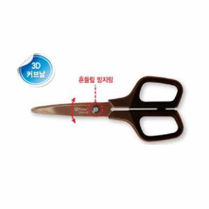 아트박스/오피스큐 티타늄3D커브가위 ST170 BR 중형 175x78mm