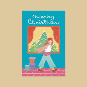 아트박스/캘리엠 캘리그라피 크리스마스카드 (XSSL2203 - MARRY